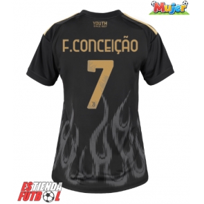 Juventus Francisco Conceicao #7 Tercera Equipación Mujer 2026-27 Manga Corta